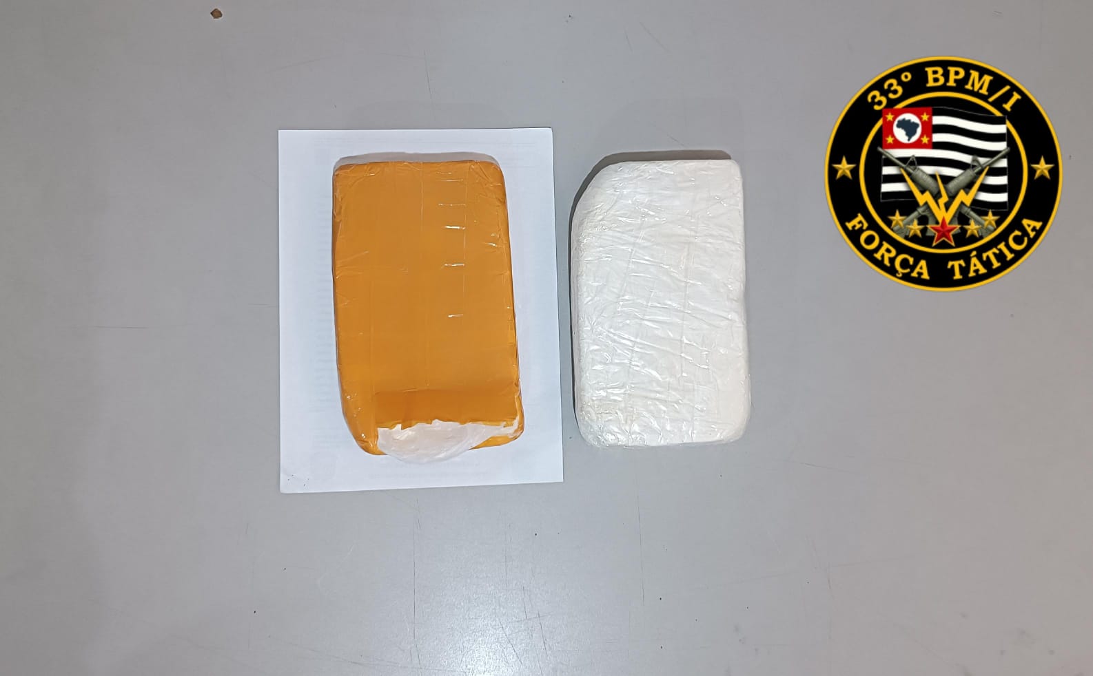 Força Tática aprende mais de 2 kg de drogas