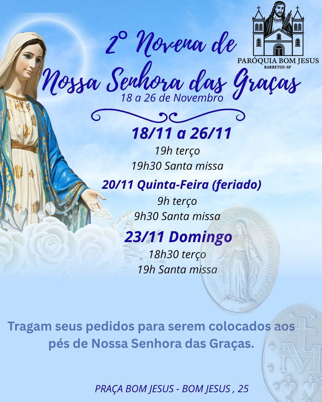 Novena de Nossa Senhora Aparecida tem início no dia 18