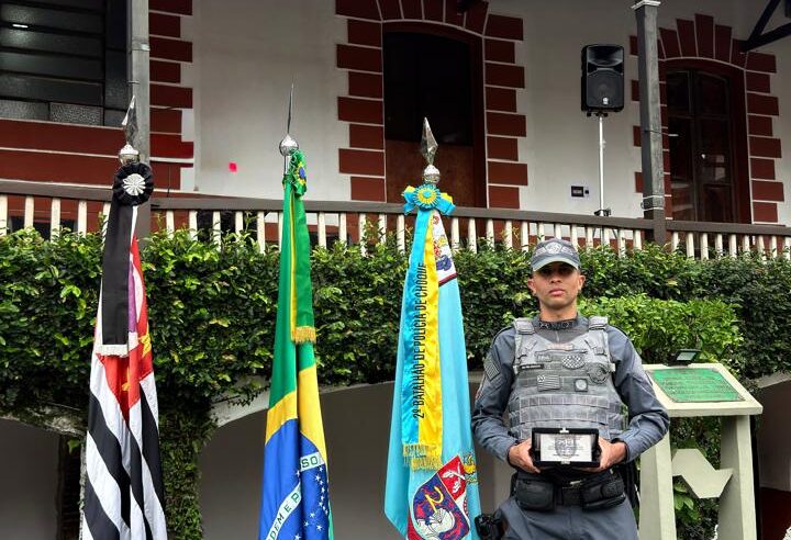 Policial Militar da 1ª Companhia é destaque no Curso Especial de Policiamento com Motocicletas