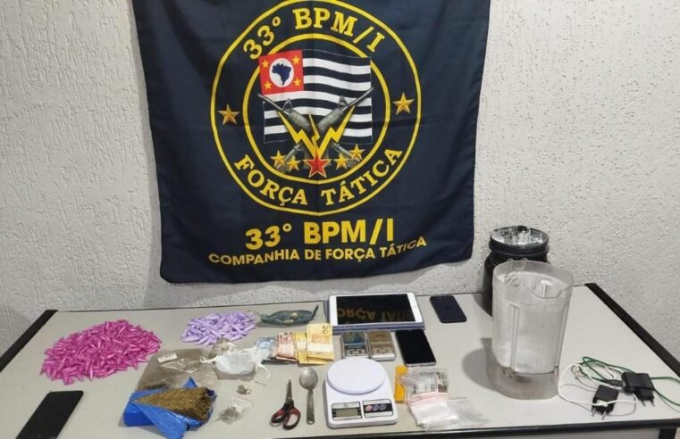 Casal é detido por tráfico nos Predinhos