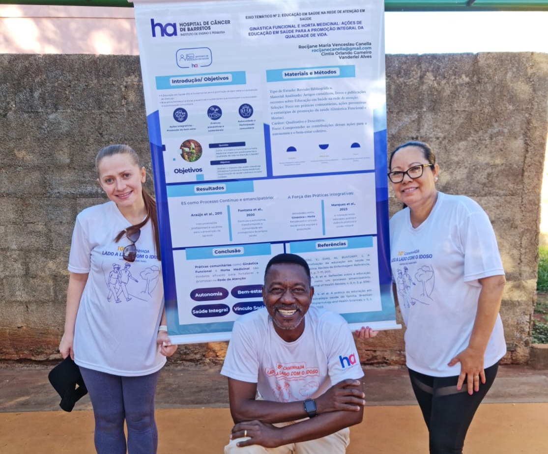 Integrantes de Projeto da UBS Ibirapuera recebem Menção Honrosa em Simpósio