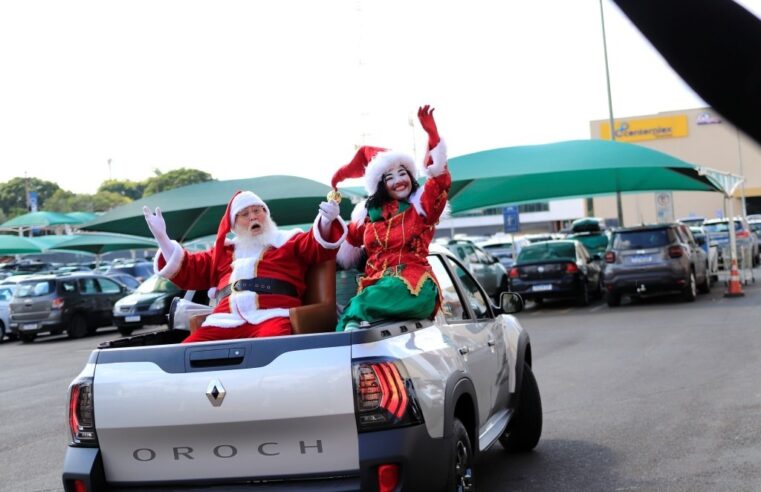 Chegada do Papai Noel lota corredores e inaugura ‘Natal Iluminado’ no North Shopping Barretos