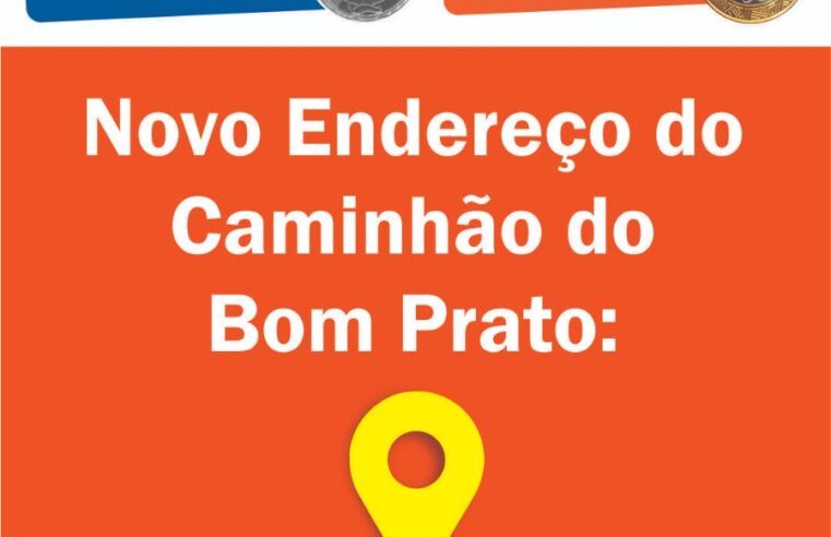 Caminhão do Bom Prato muda para o Zequinha Amêndola