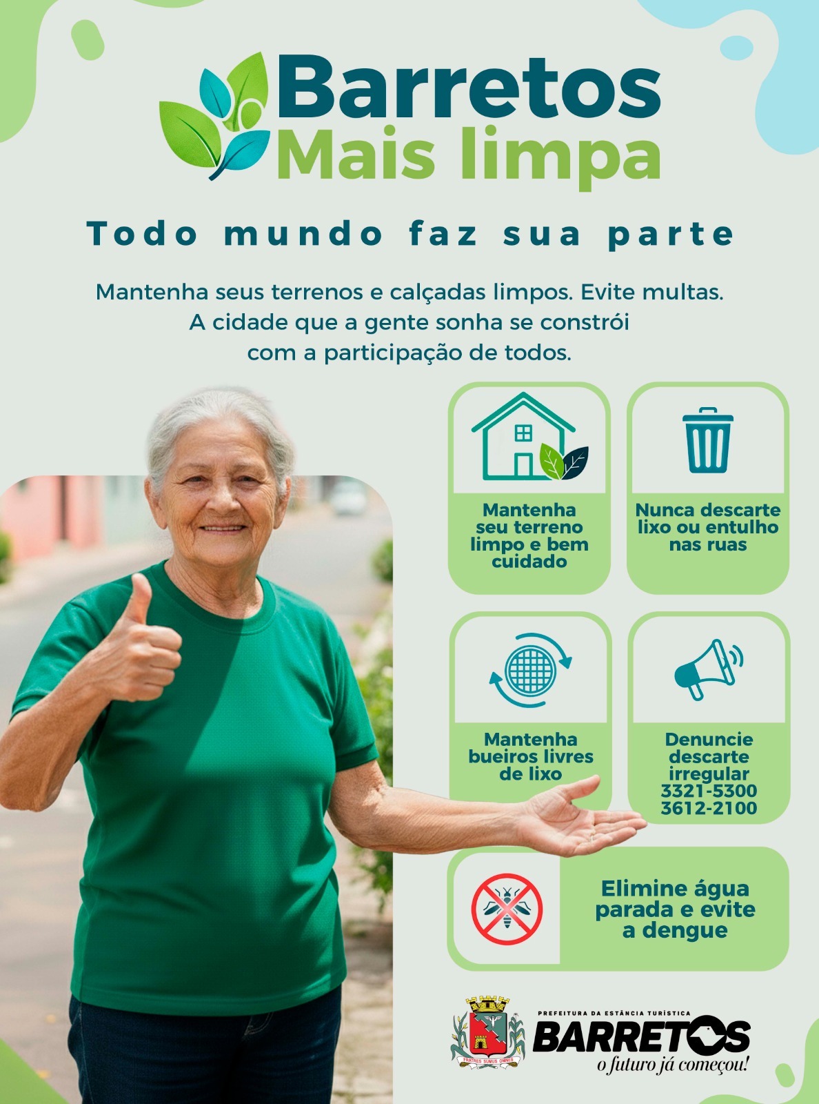 Prefeitura lança campanha de conscientização “Barretos Mais Limpa”