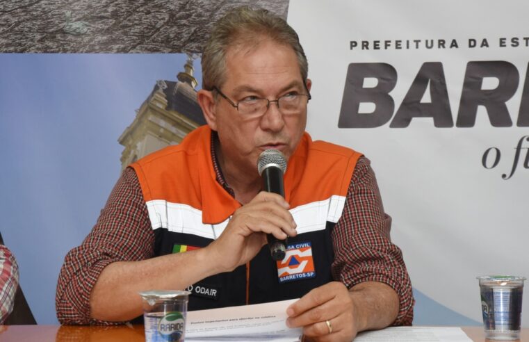 Governador Tarcísio de Freitas homologa decreto do prefeito Odair Silva que declarou situação de emergência em Barretos