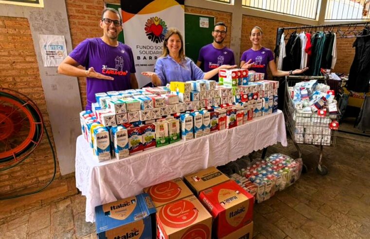 Fundo Social de Solidariedade recebe mais de 580 litros de leite arrecadados na 3ª Corrida Carijhow