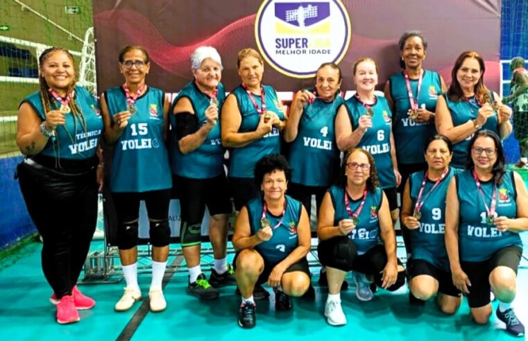 Barretenses do vôlei adaptado conquistam a 4ª colocação na Super Liga da Melhor Idade
