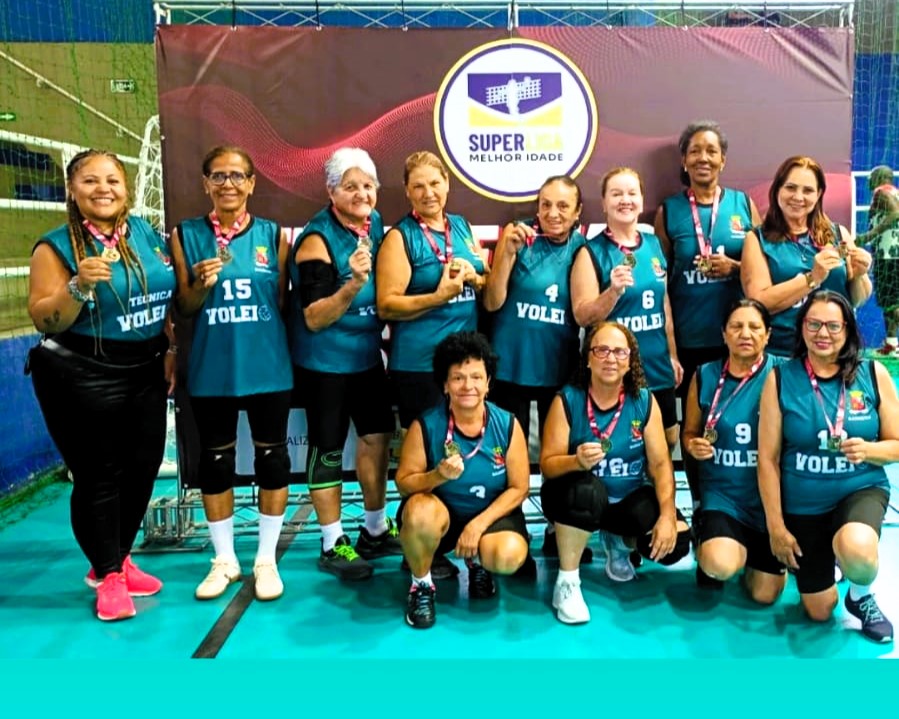 Barretenses do vôlei adaptado conquistam a 4ª colocação na Super Liga da Melhor Idade