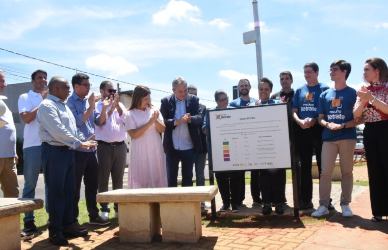 Solmáforo é inaugurado no Parque dos Lagos