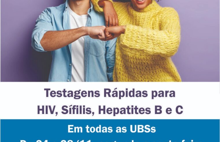 Campanha Fique Sabendo é realizada nas UBSs nesta semana e no dia 1º