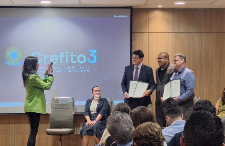 Crefito-3 comemora 50 anos com homenagens para  profissionais