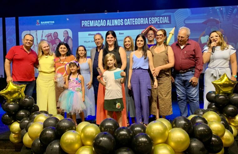 Barretos realiza premiação das Olimpíadas do Saber e dos programas de educação