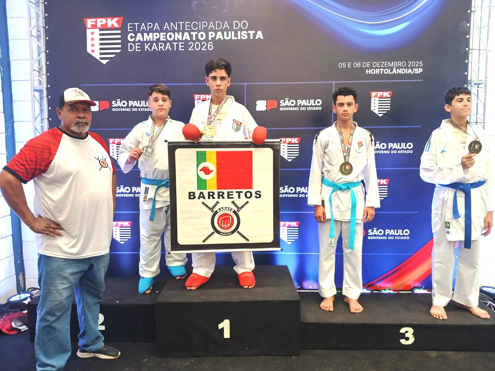 Atletas do Karate da Associação Impacto conquistam 13 medalhas no Estadual
