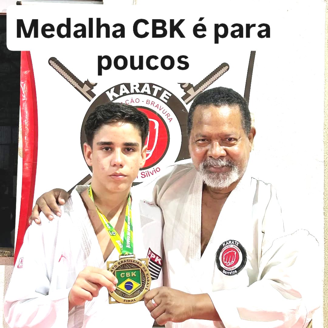 Karateca Enzo é premiado como atleta do ano