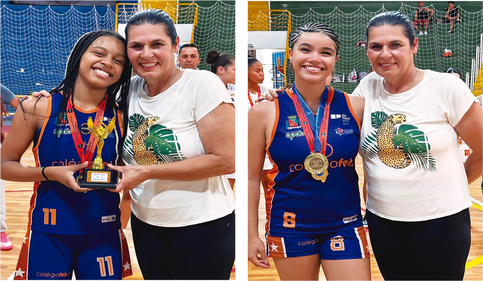 Atletas da APAB recebem premiação em final de basquete