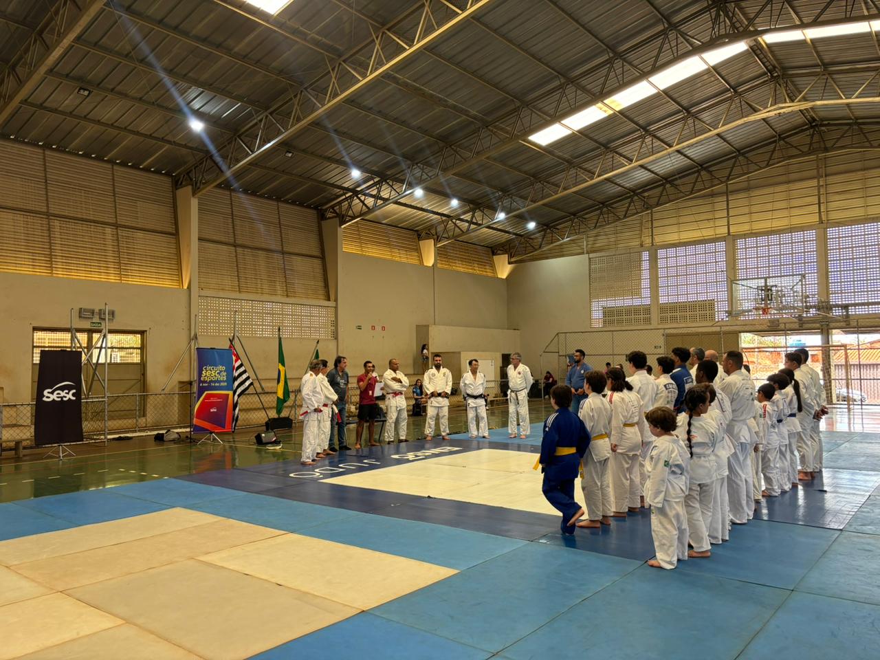 Judoca paralímpico Antônio Tenório participa de evento do Circuito Sesc de Esportes em Barretos