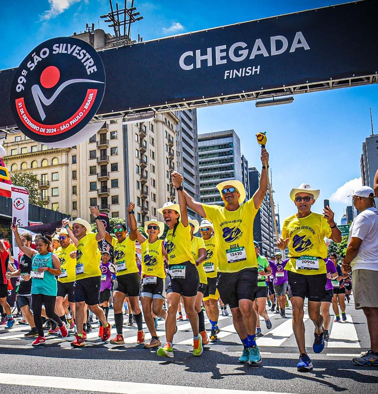Grupo de corredores de Barretos participam da 100ª Corrida de São Silvestre