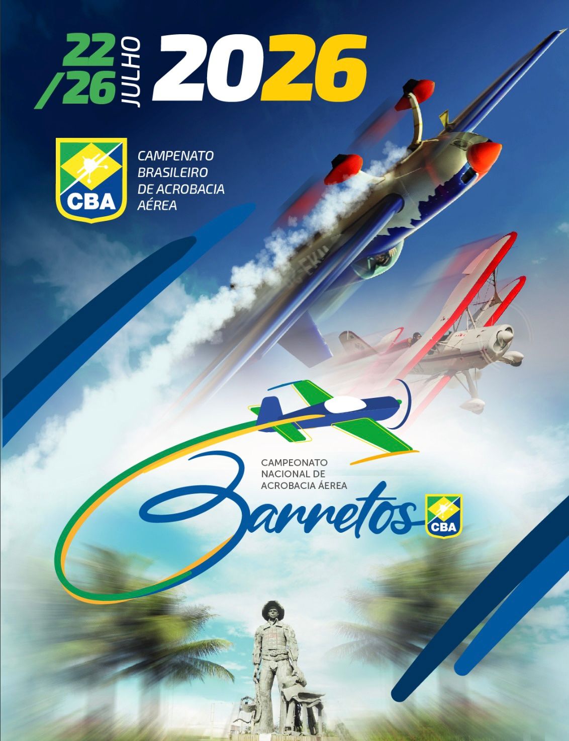 Barretos é confirmada como sede do Campeonato Brasileiro de Acrobacia aérea 2026