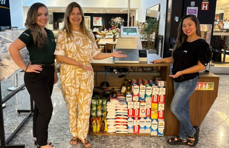 Fundo Social de Solidariedade já recebeu mais de 450 kg de alimentos da Campanha de Natal do North Shopping