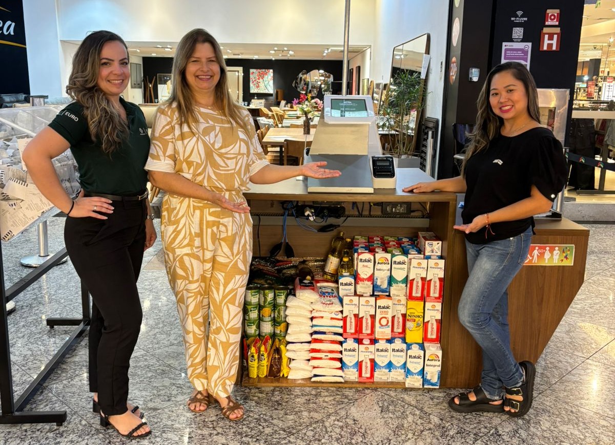Fundo Social de Solidariedade já recebeu mais de 450 kg de alimentos da Campanha de Natal do North Shopping