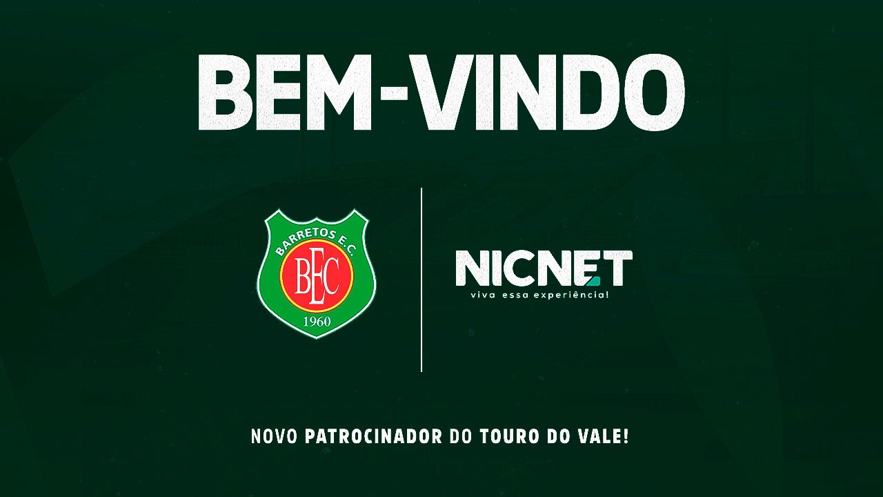 Barretos E.C. anuncia NicNet como novo patrocinador para a temporada