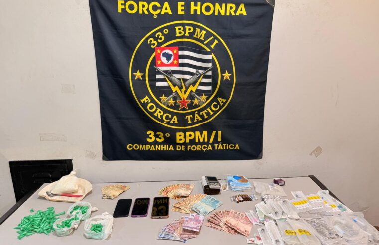 Operação prende três pelos crimes de tráfico e associação