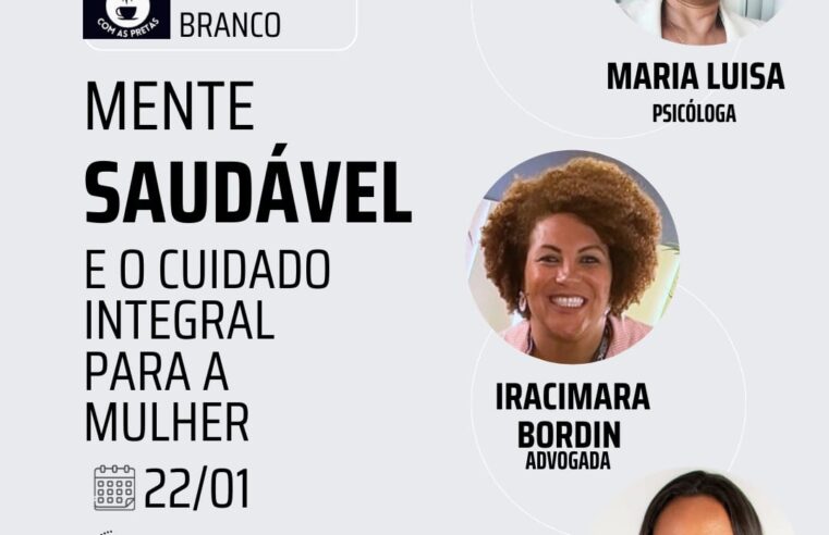 Janeiro Branco: Casa da Mulher promove roda de conversa sobre conscientização e cuidados com a saúde mental