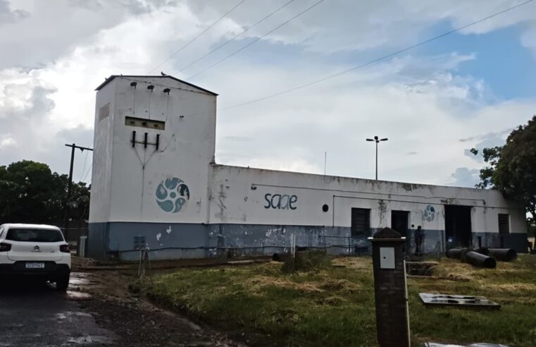 Temporal provoca danos na rede elétrica da ETA Pereira