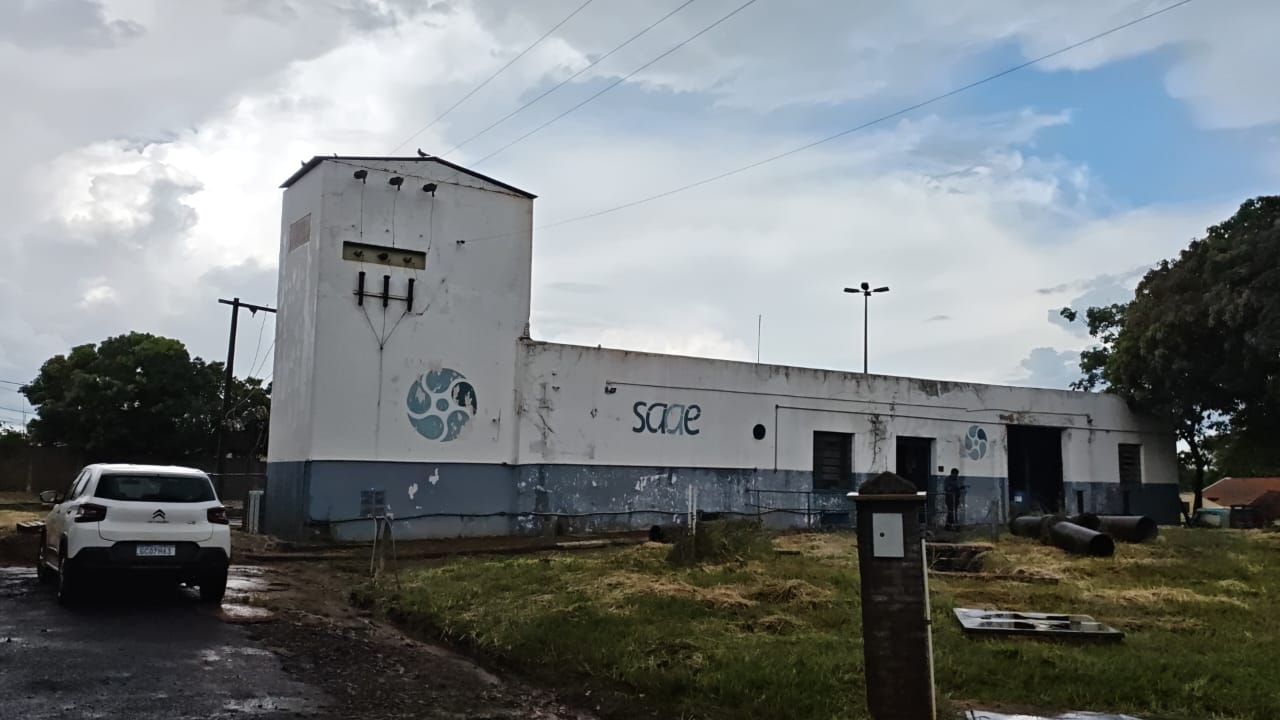 Temporal provoca danos na rede elétrica da ETA Pereira