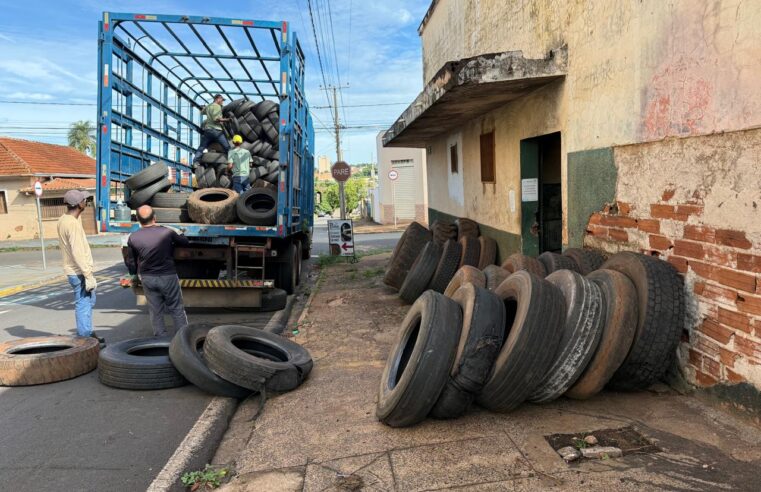 Controle de Vetores orienta sobre descarte correto de pneus