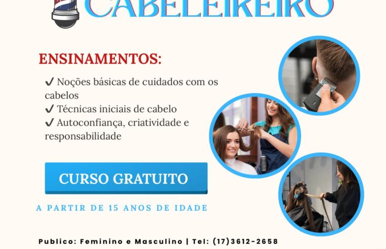 Assistência Social promove Oficina de Cabeleireiro no CRAS I