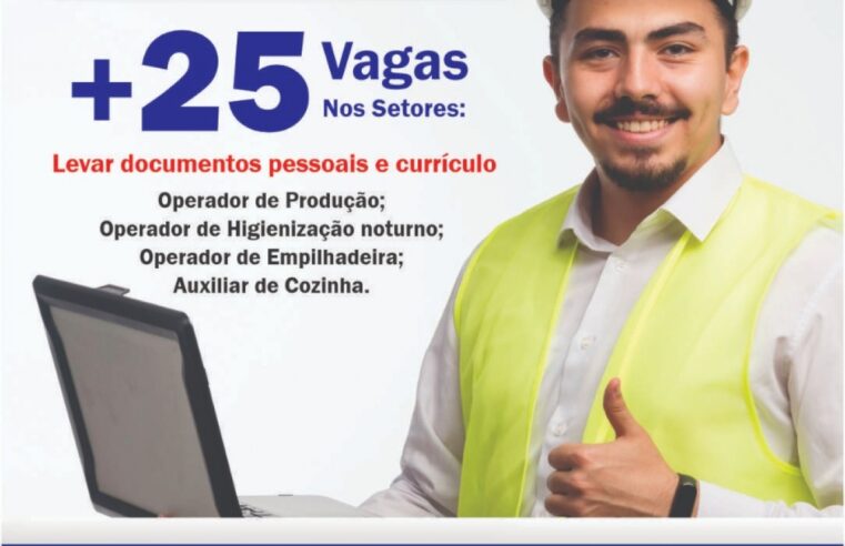 Feirão de Empregos oferece 25 vagas de trabalho na Friboi