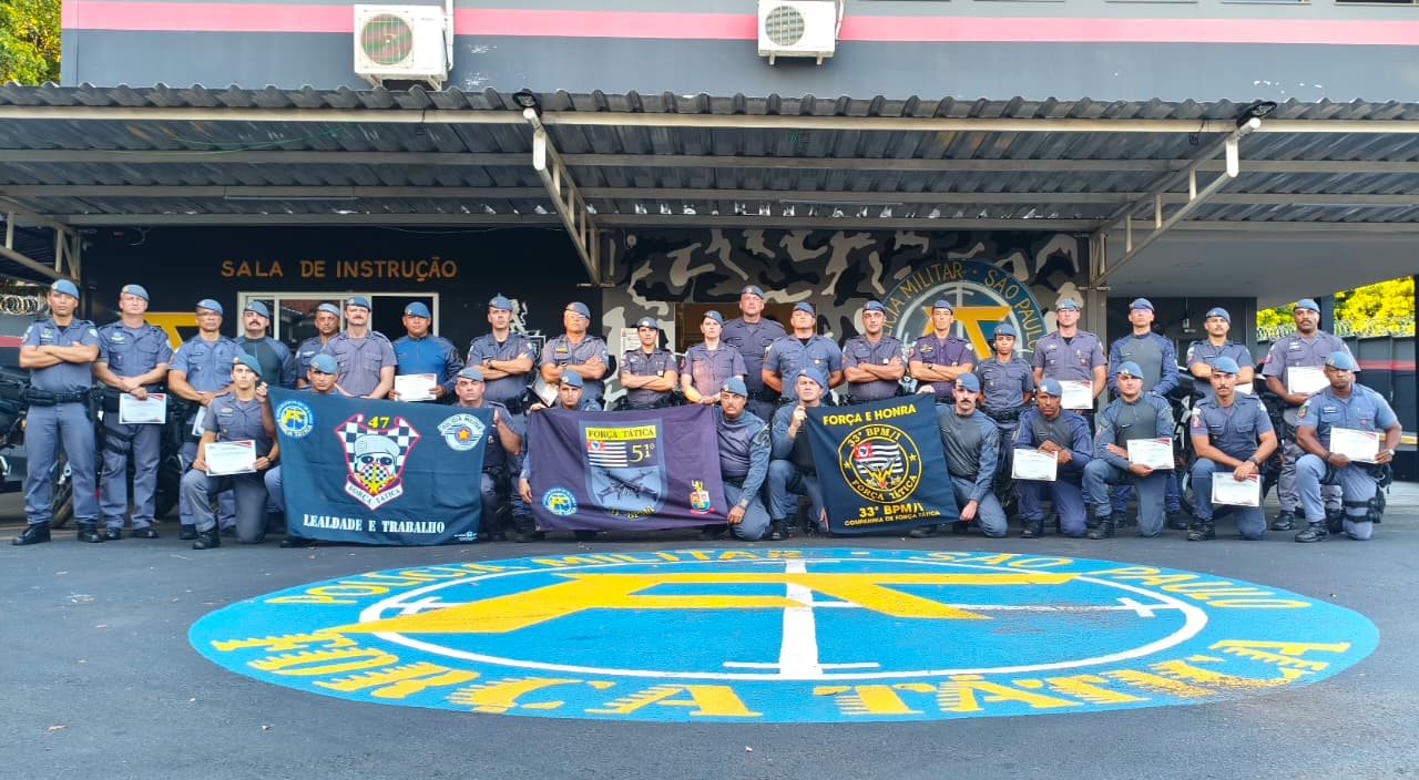 Policiais do 33º BPM/I participam de capacitação sobre ocorrências com agressores ativos