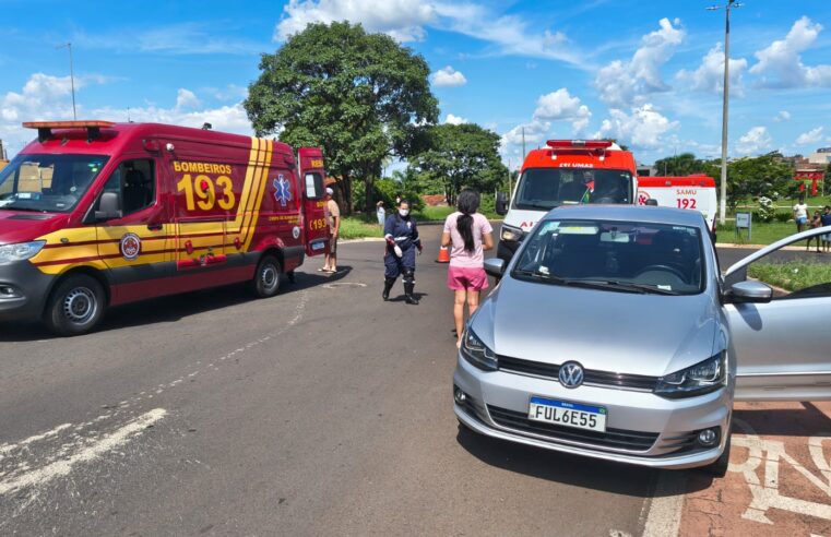 Colisão deixa dois feridos no centro de Barretos