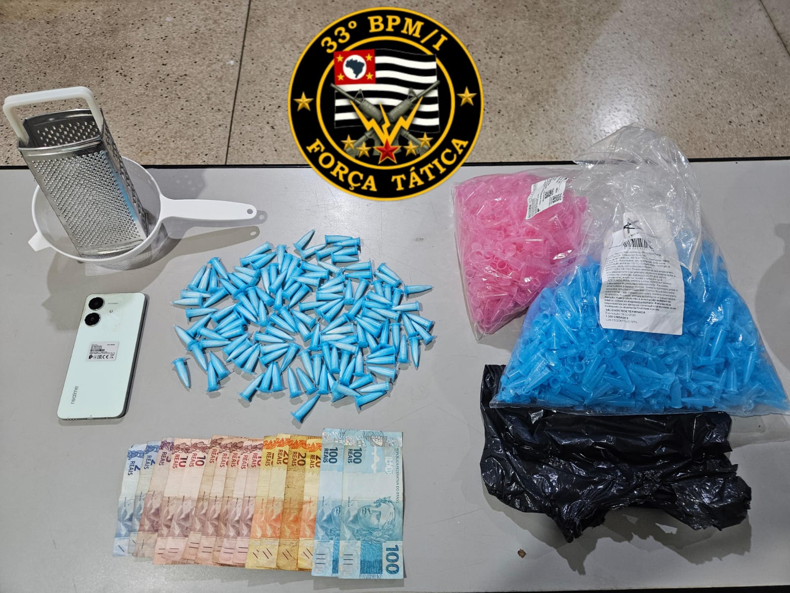 Acusado é preso traficando na avenida Guaíra