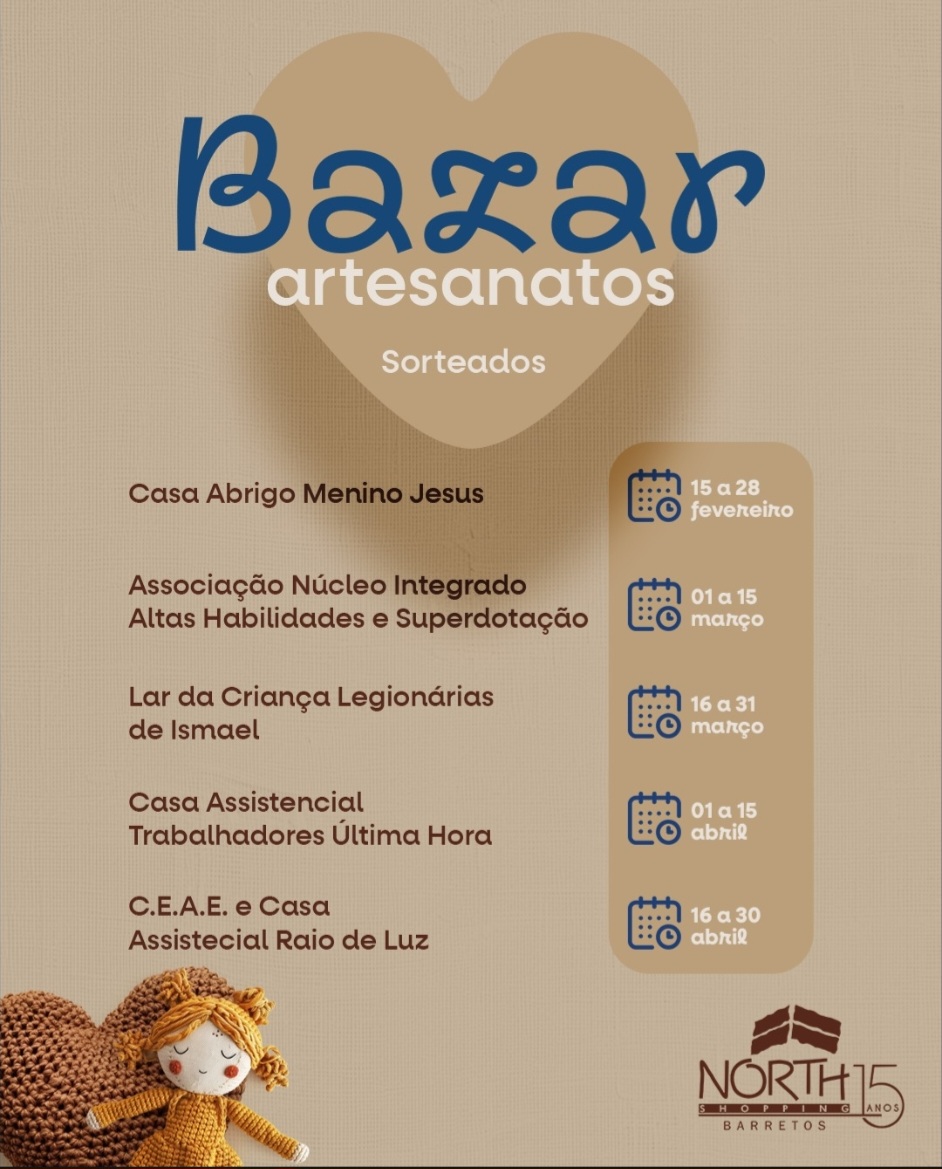 North Shopping Barretos realiza maratona de bazares solidários em prol de entidades