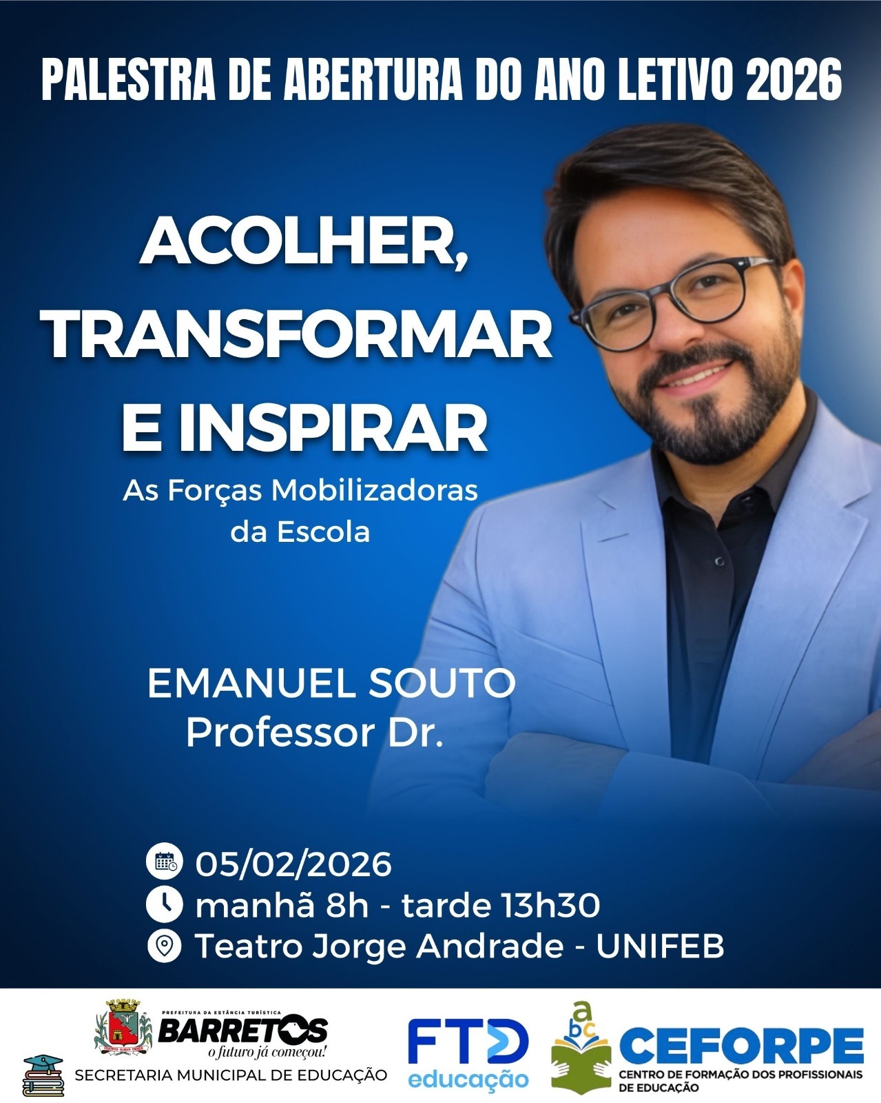 Profissionais da Educação participam de Planejamento Escolar para a volta às aulas de 2026