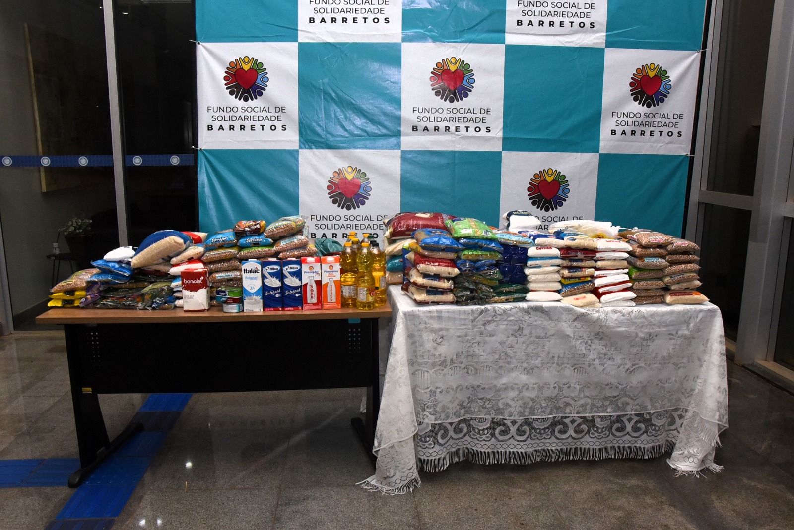 Fundo Social de Solidariedade recebe 400 kg de alimentos arrecadados no 2º Meeting Empresarial de Barretos