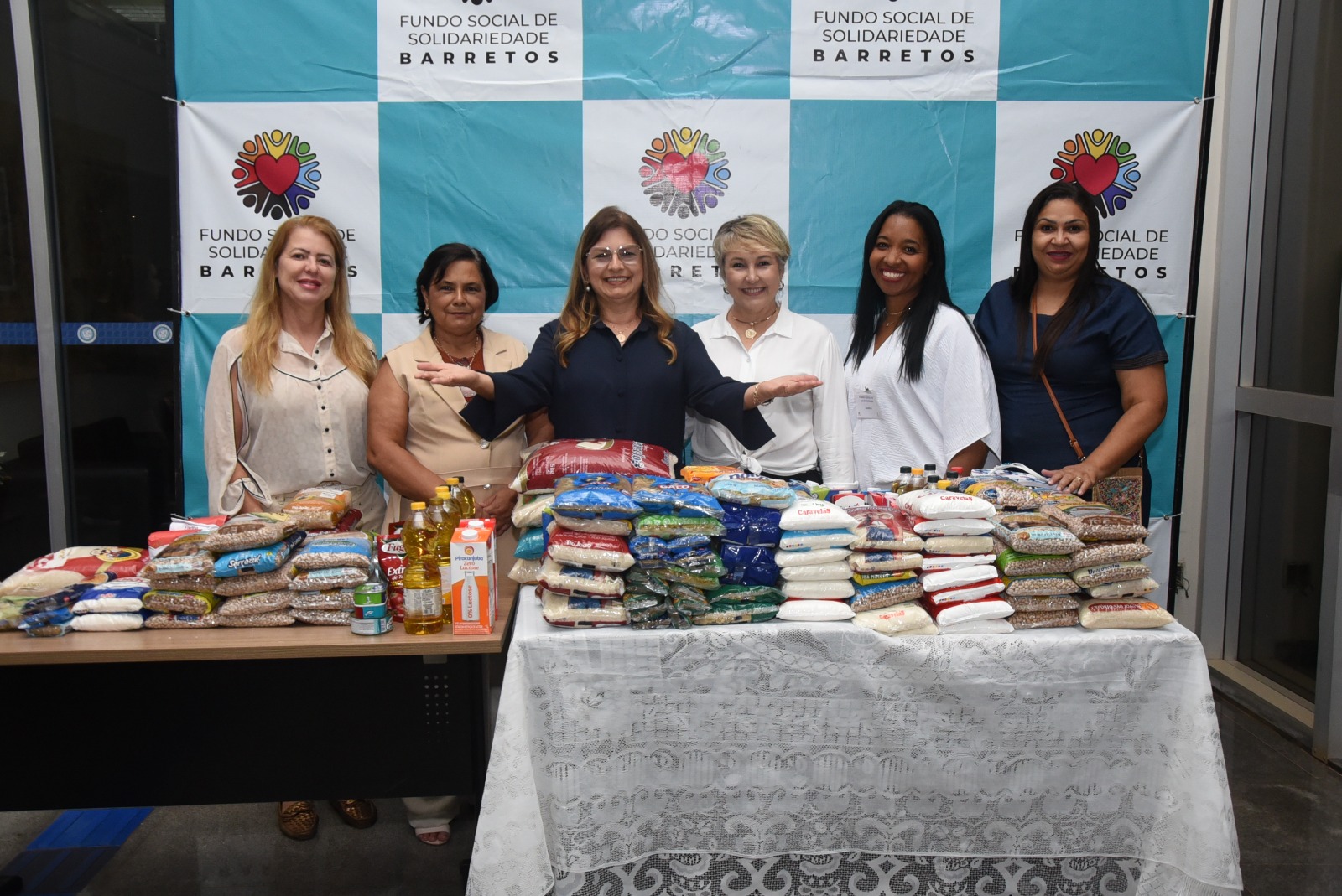 Fundo Social de Solidariedade recebe 400 kg de alimentos arrecadados no 2º Meeting Empresarial de Barretos