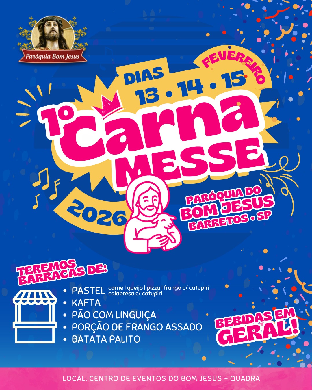 Bom Jesus inicia hoje Carnamesse