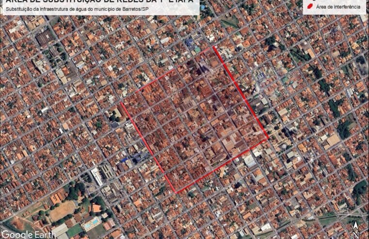 Prefeitura inicia substituição de redes antigas e construção de novo reservatório na ETA Baroni