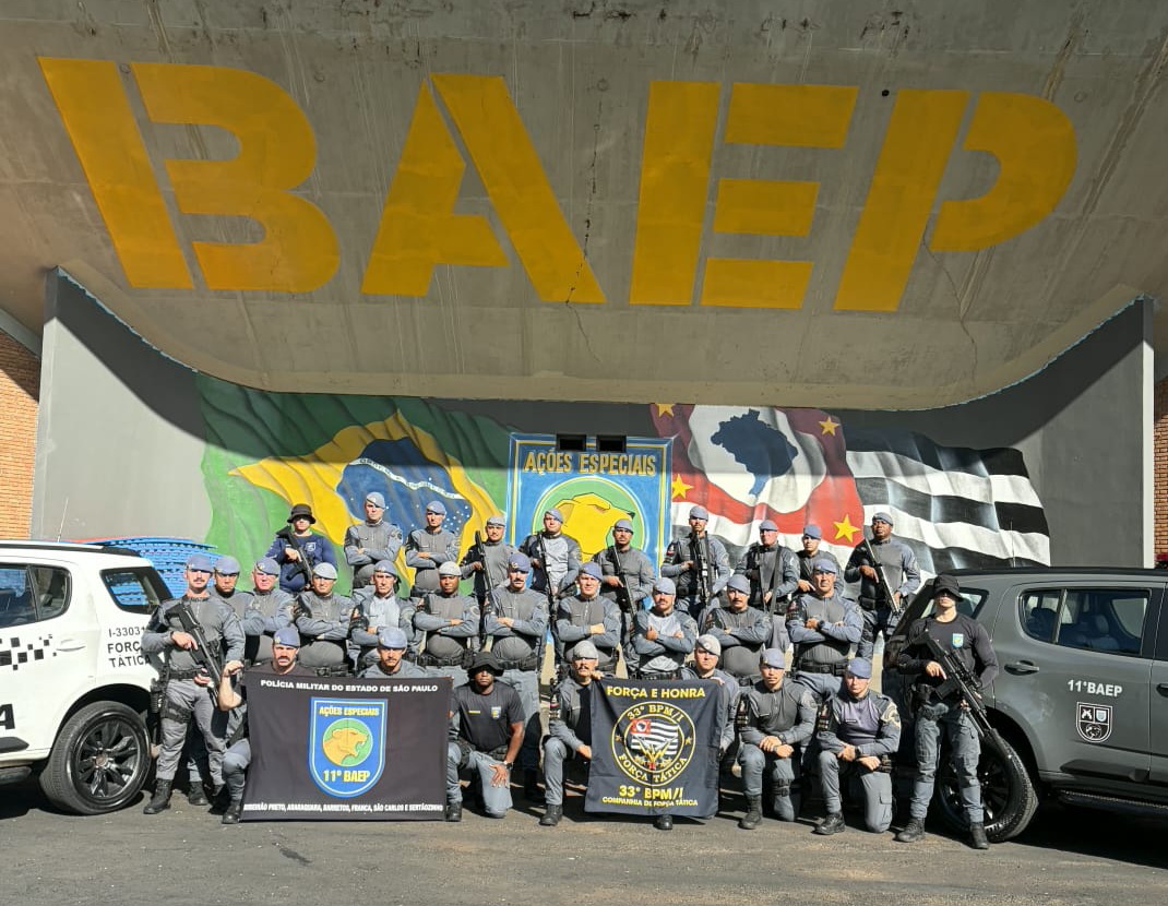 Policiais participam de treinamento no BAEP