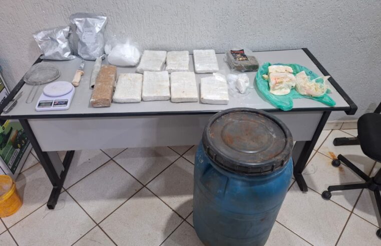 Polícia Militar apreende mais de 11 kg de drogas em Guaíra
