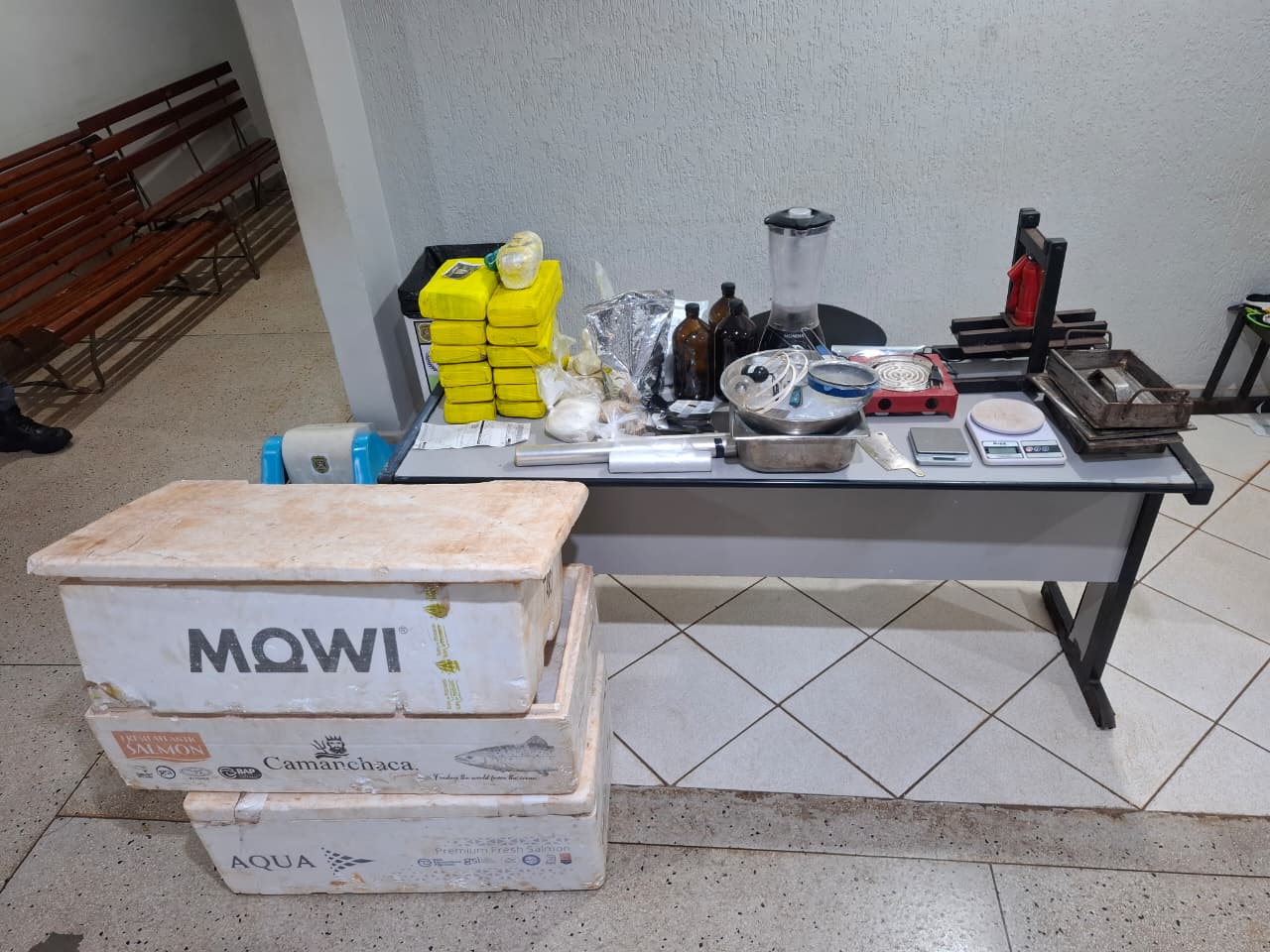 Grande quantidade de drogas é apreendida em casa no bairro Eldorado, em Guaíra