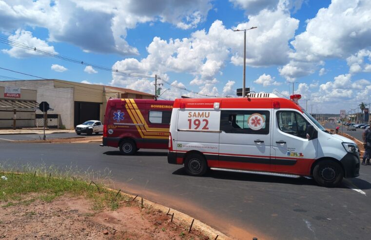 Acidente entre motos deixa dois feridos