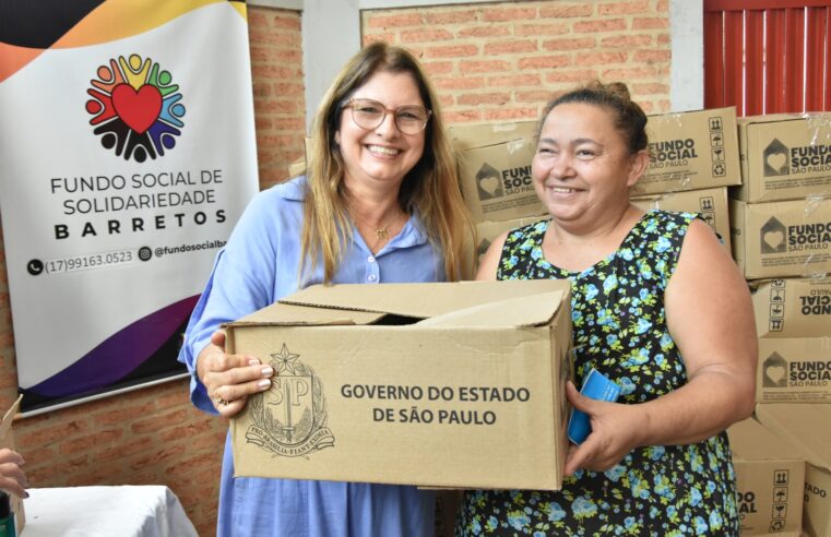 Fundo Social entrega mais 100 cestas de alimentos e reforça foco em cursos de capacitação em Barretos