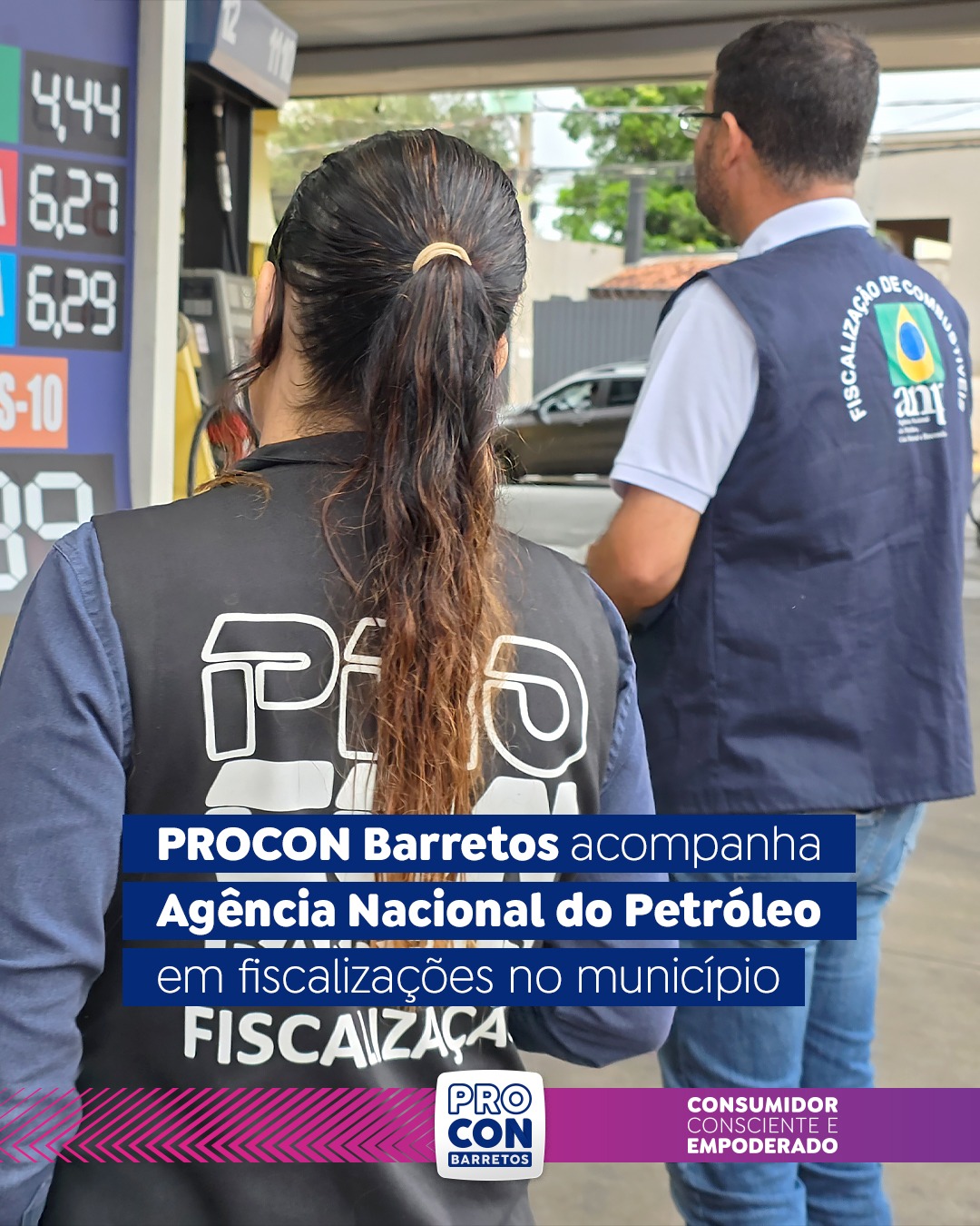 Postos de Combustiveis de Barretos passam por fiscalização do Procon e ANP