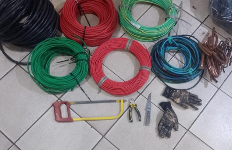 Homem é preso por furto em área de torre repetidora na região de Olímpia