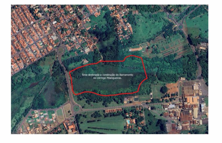Barramento do Córrego Pitangueiras avança para reforçar segurança hídrica de Barretos