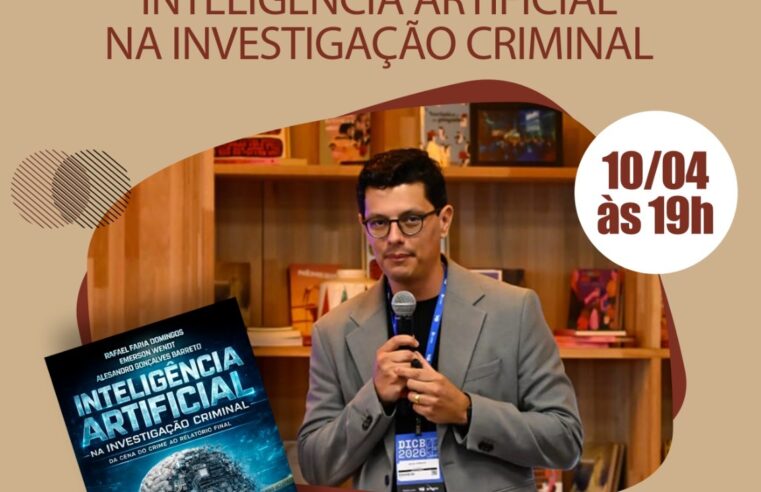 North Shopping Barretos recebe lançamento de livro sobre Inteligência Artificial na investigação criminal no dia 10 de abril